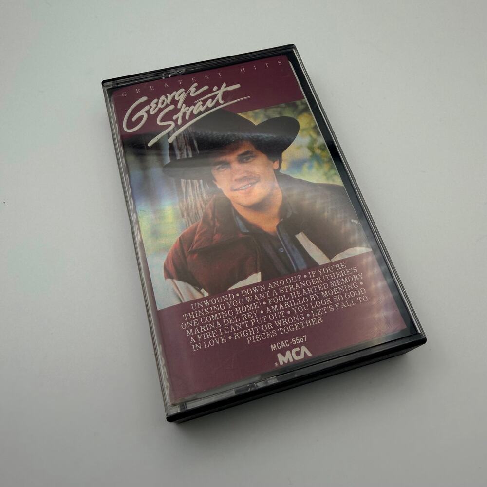 George Strait Greatest Hits Cassette Tape MCA Records 1985